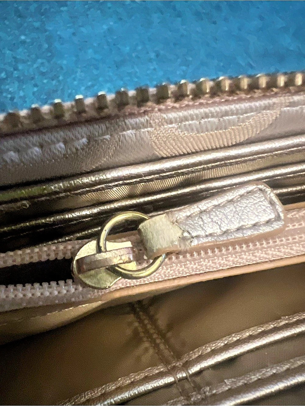 Coach Signature Zip-Around Wallet - Picture 9 of 9